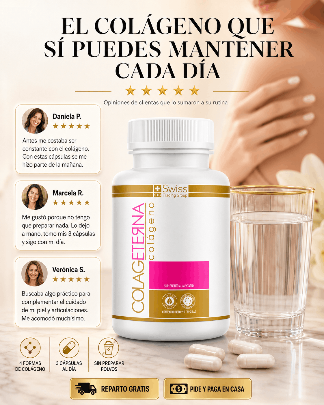 El colágeno que cuida tu piel, acompaña tus articulaciones y potencia tu bienestar desde el interior.