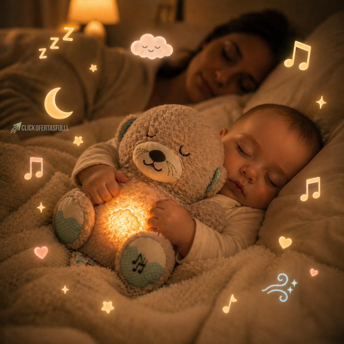 DreamOtter™ – Peluche Nutria Dormilona.