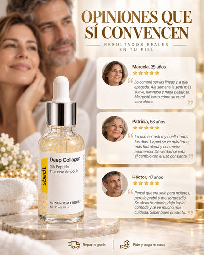 Sérum Coreano de Colágeno, ya es hora de cuidar tu piel y mitigar las líneas de expresión.