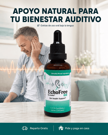 Apoyo oral diario para oídos más tranquilos y bienestar auditivo.