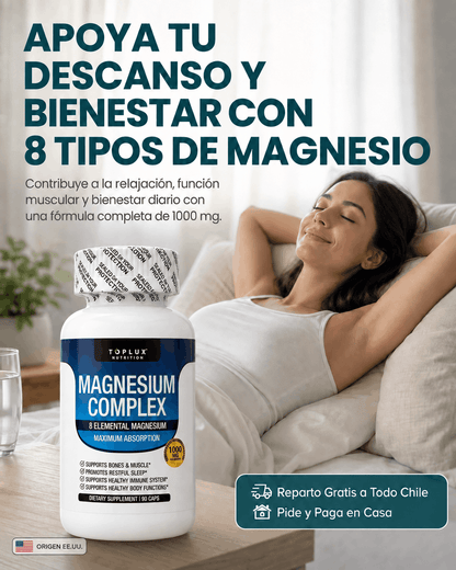 Apoya el funcionamiento muscular, nervioso, el bienestar y descanso diario.