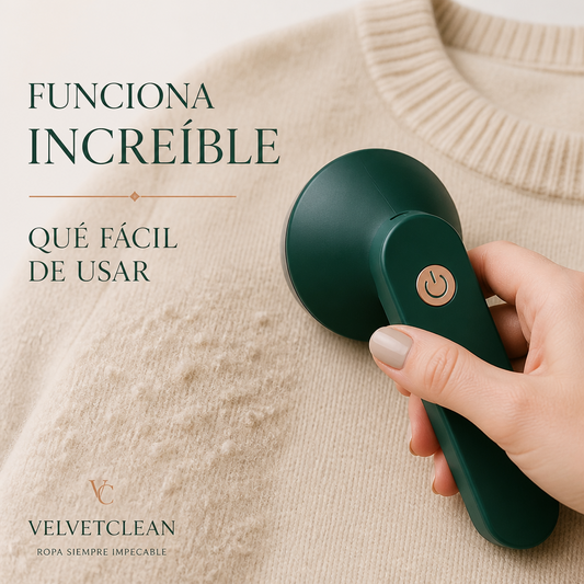 VelvetClean™ — Sin Pelusas, Sin Esfuerzo