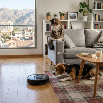 Eco-MiniBot™ — Rápida contra pelos y pelusas.
