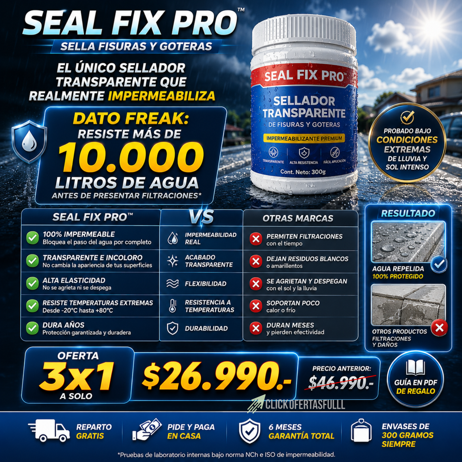 SealFix Pro™  – Evita goteras, humedad y costosas reparaciones