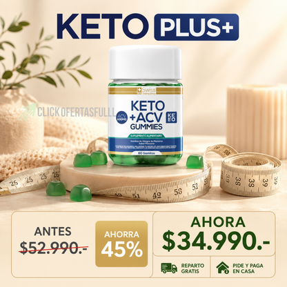 🥇 KetoSlim™ – Favorece quema de grasa naturalmente.