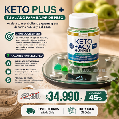 🥇 KetoSlim™ – Favorece quema de grasa naturalmente.