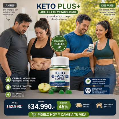 🥇 KetoSlim™ – Favorece quema de grasa naturalmente.